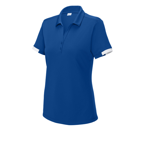 Sport-Tek® Club Colorblock Recycled Poly Ladies' Polo