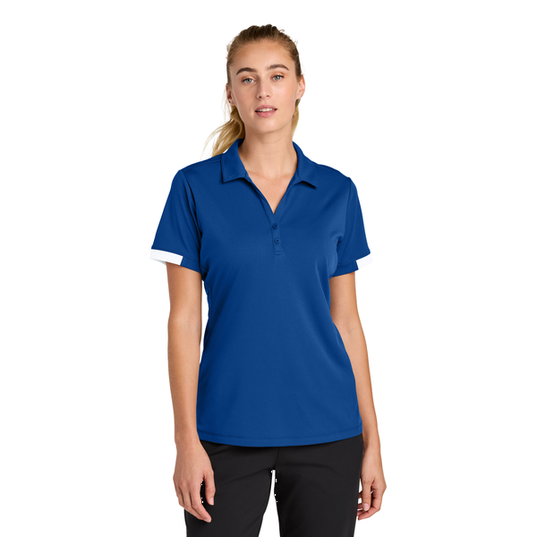 Sport-Tek® Club Colorblock Recycled Poly Ladies' Polo