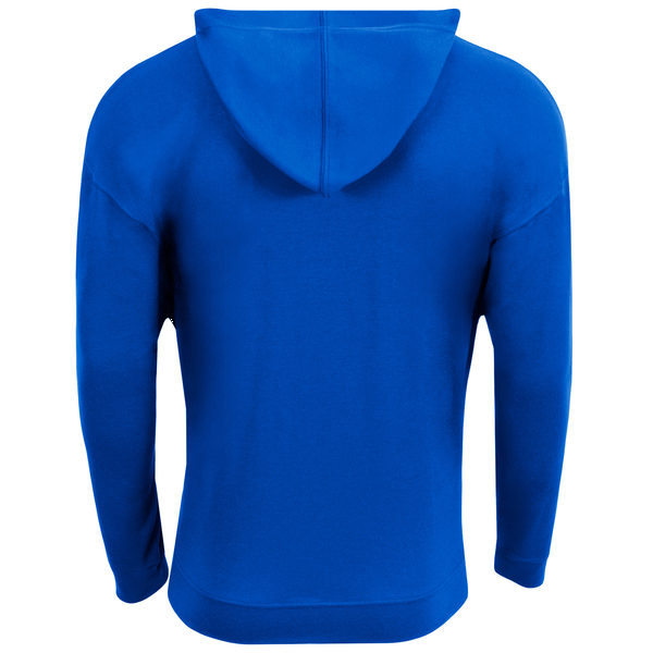 A4® Softek Poly/Cotton Long Sleeve Hooded Unisex Tee