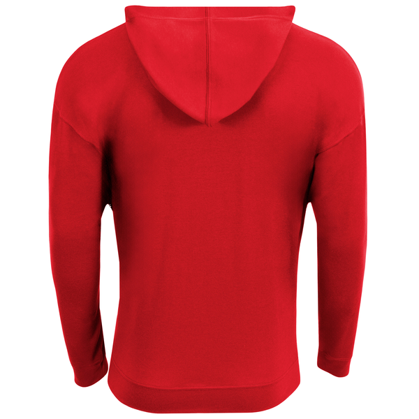 A4® Softek Poly/Cotton Long Sleeve Hooded Unisex Tee