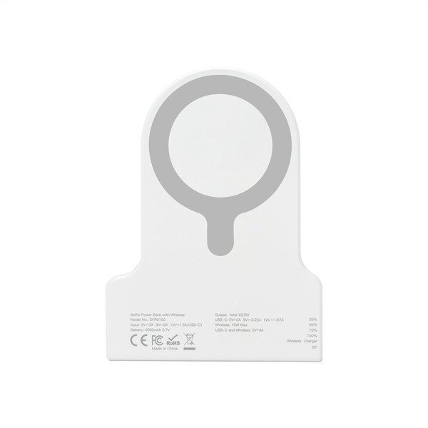 ShutterVolt MagSafe Power Bank with Bluetooth Shutter &  Ring Light, 4500mAh