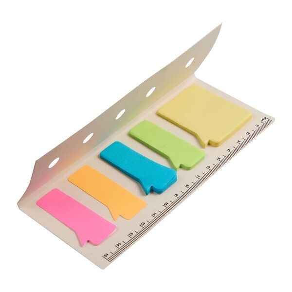 Recycled Milk Carton Sticky Notes & Ruler Pad