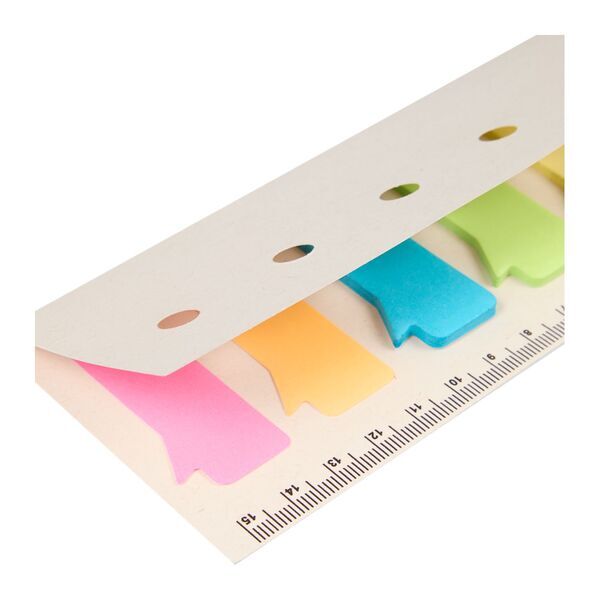 Recycled Milk Carton Sticky Notes & Ruler Pad