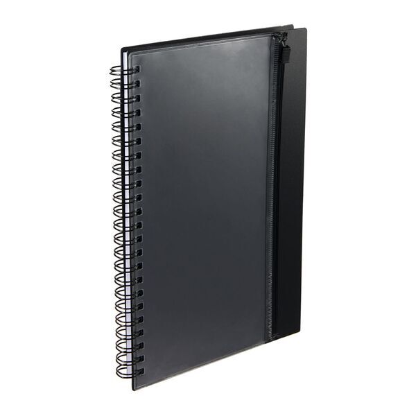 Spiral Notebook w/ Clear Pocket, 5-1/2" x 8-1/2"