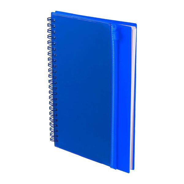 Spiral Notebook w/ Clear Pocket, 5-1/2" x 8-1/2"