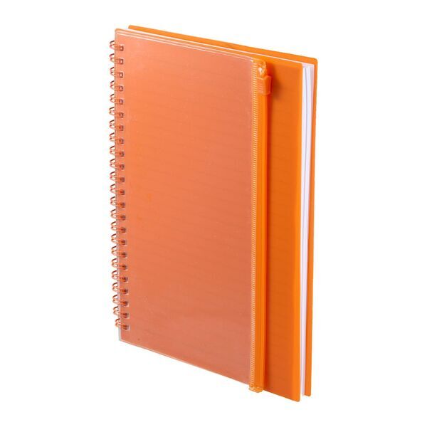 Spiral Notebook w/ Clear Pocket, 5-1/2" x 8-1/2"