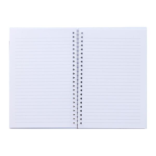Spiral Notebook w/ Clear Pocket, 5-1/2" x 8-1/2"
