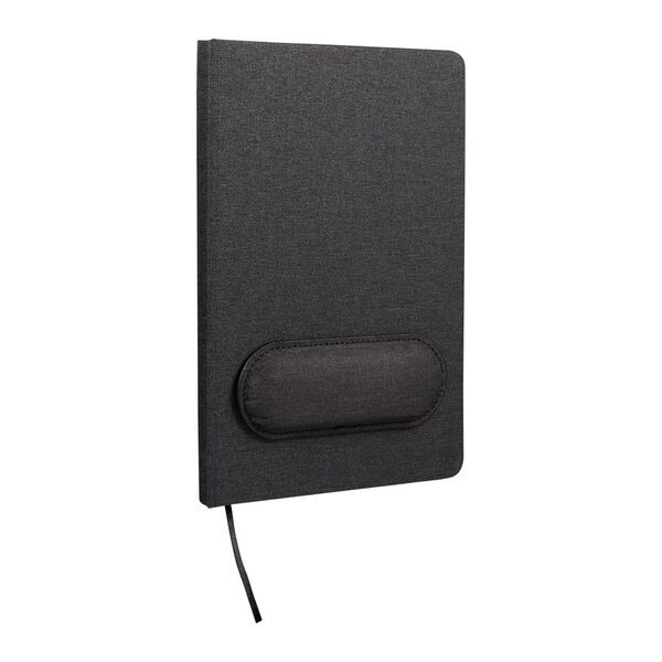 Office FSC® Recycled PET Bound Notebook w/ Wrist Pad, 5-1/2" x 8-1/2"