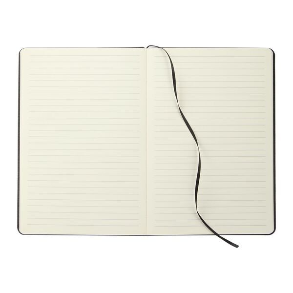 Office FSC® Recycled PET Bound Notebook w/ Wrist Pad, 5-1/2" x 8-1/2"