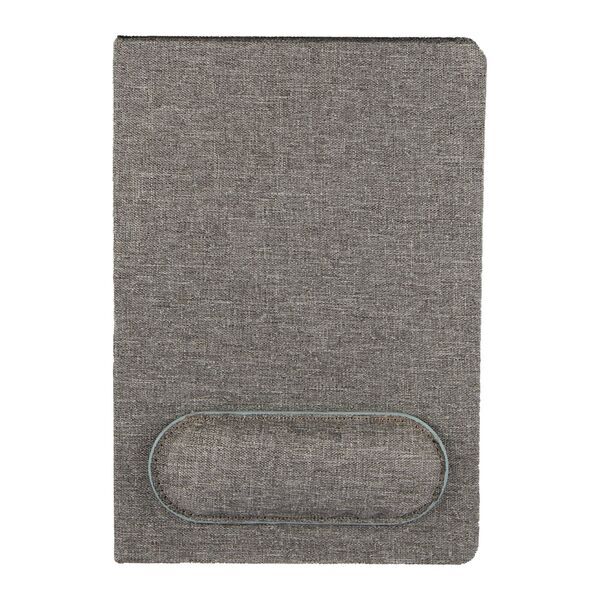 Office FSC® Recycled PET Bound Notebook w/ Wrist Pad, 5-1/2" x 8-1/2"