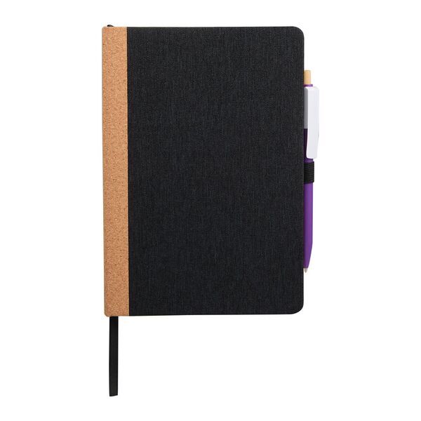 Recycled PET & Cork Bound Journal, 5-1/2" x 8-1/2"