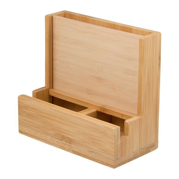 Bamboo FSC® Photo Frame Desk Organizer