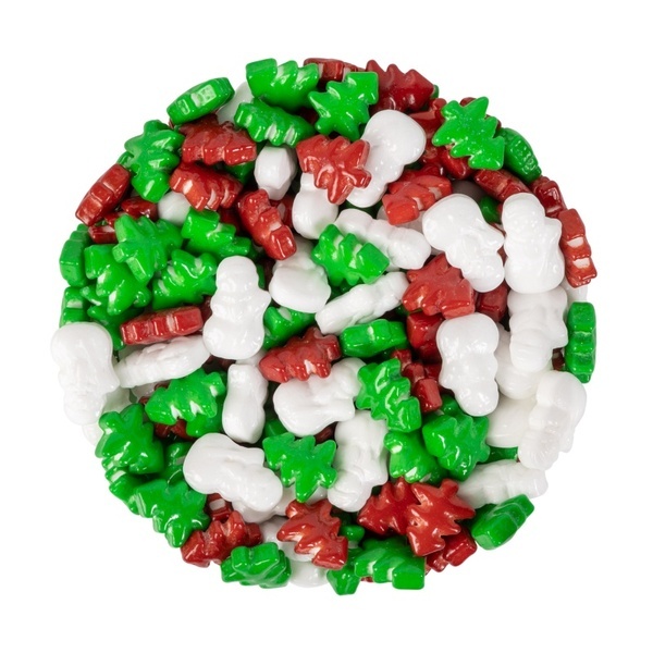 Holiday Candy Cane Tube with Frosty's Forest Candies