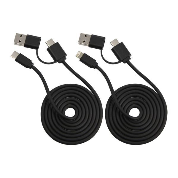 Dual Power Long Charging Cable Kit