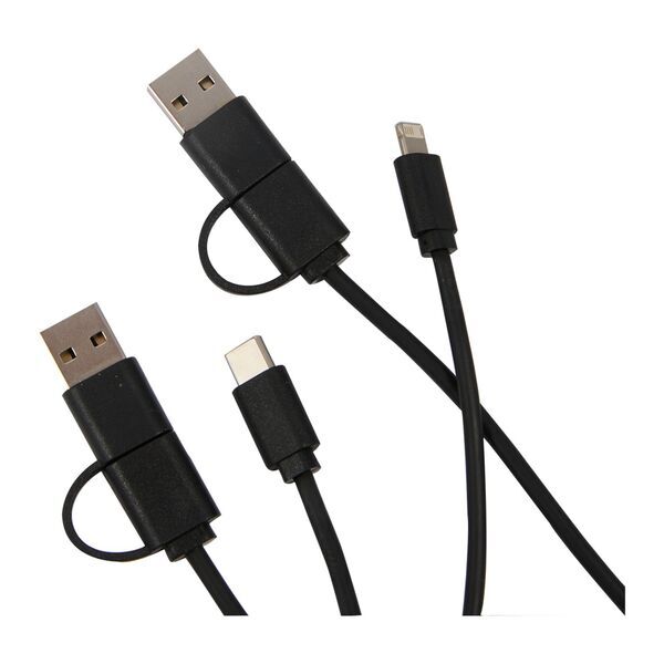 Dual Power Long Charging Cable Kit