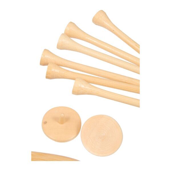 Bamboo Golf Tee Set w/ Recycled Pouch