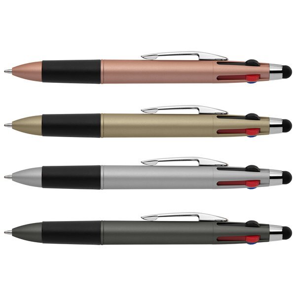 Quattro Softy Metallic Multi Ink Ballpoint w/ Stylus