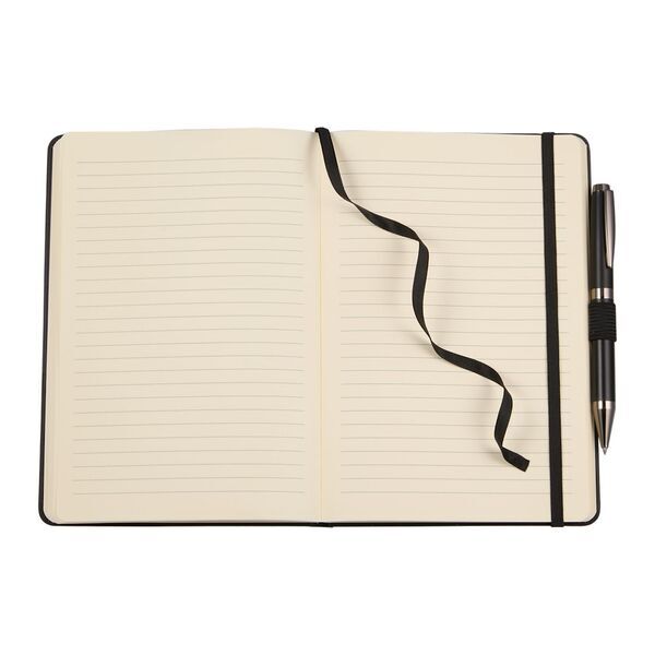 Recycled Ribbed Bound Journal, 5-1/2" x 8-1/2"