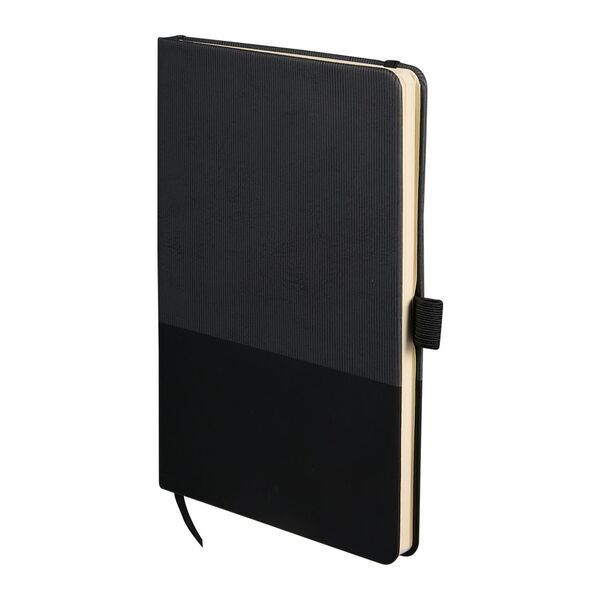 Recycled Ribbed Bound Journal, 5-1/2" x 8-1/2"