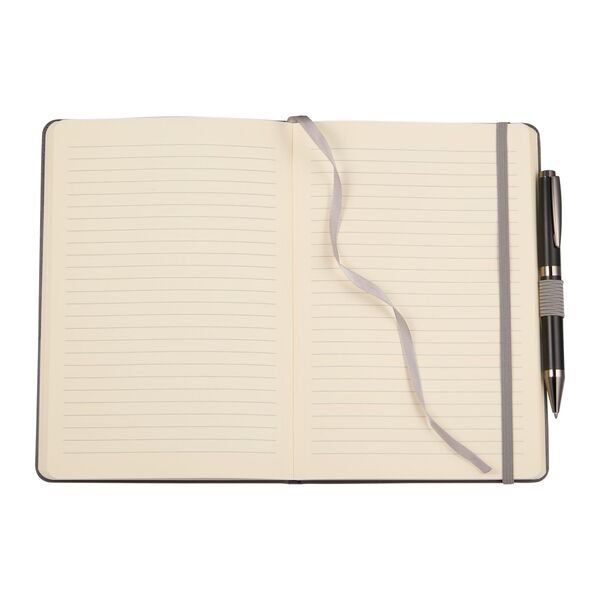 Recycled Ribbed Bound Journal, 5-1/2" x 8-1/2"