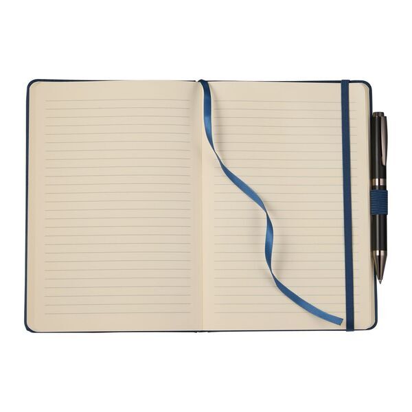 Recycled Ribbed Bound Journal, 5-1/2" x 8-1/2"