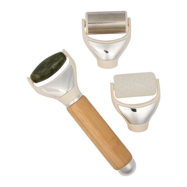 Wellable™ FSC® Certified 3-in-1 Face & Body Roller Set
