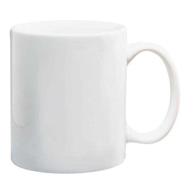 White Ceramic Mug, 11 oz.