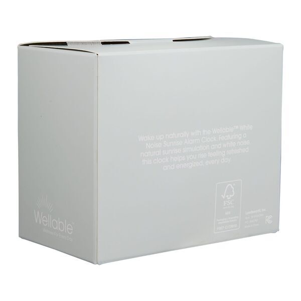 Wellable™ White Noise Sunrise Alarm Clock