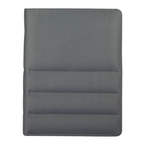 Puffer Zippered Padfolio w/ FSC® Recycled Paper, 8-1/2" x 11"
