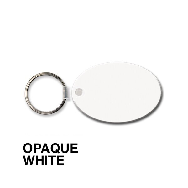 Oval Soft Vinyl Key Tag