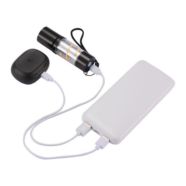 Power Pal Power Bank w/ Integrated Cable, 10000mAh