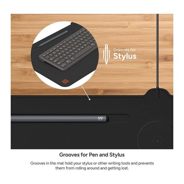 ZAGG® Wireless Charging Desk Mat