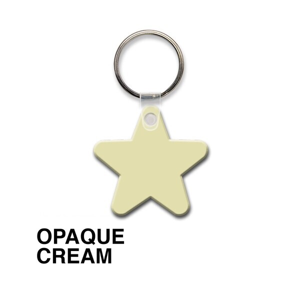 Star Soft Vinyl Key Tag