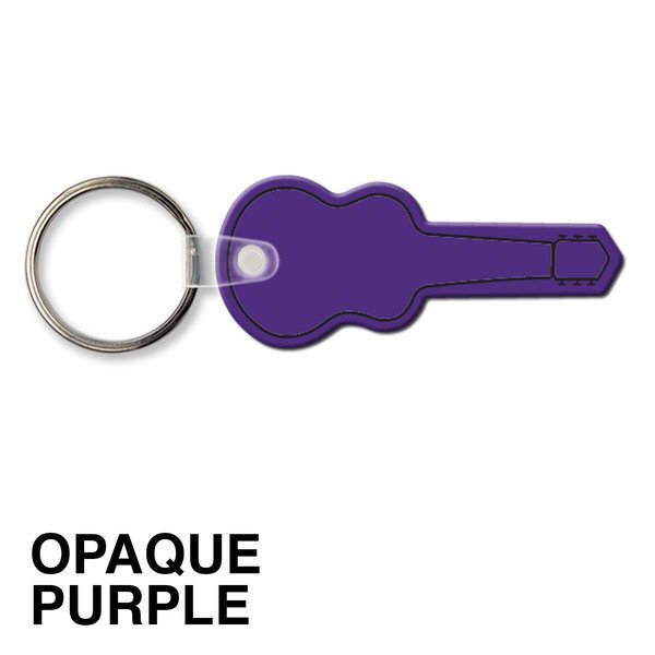 Guitar Soft Vinyl Key Tag