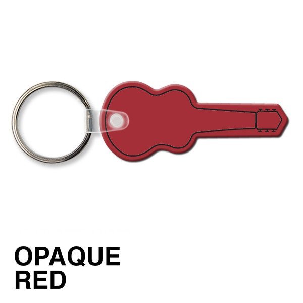 Guitar Soft Vinyl Key Tag
