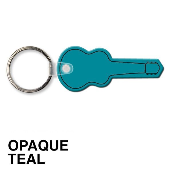 Guitar Soft Vinyl Key Tag