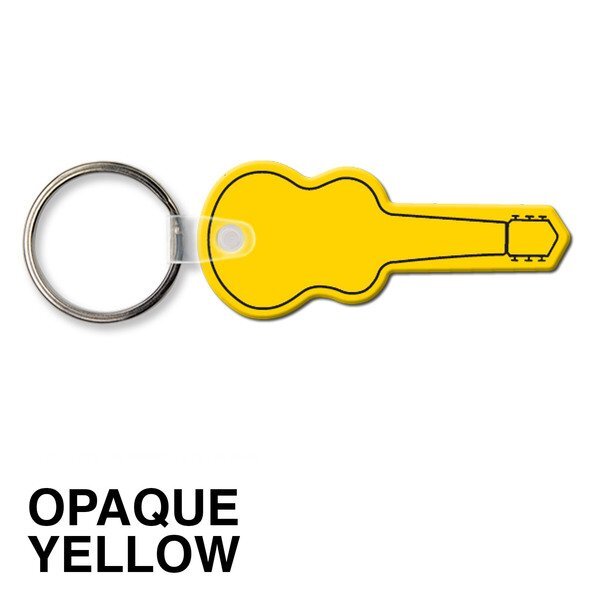 Guitar Soft Vinyl Key Tag