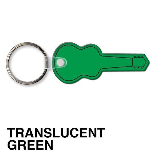Guitar Soft Vinyl Key Tag