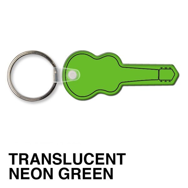Guitar Soft Vinyl Key Tag