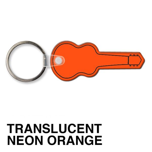 Guitar Soft Vinyl Key Tag
