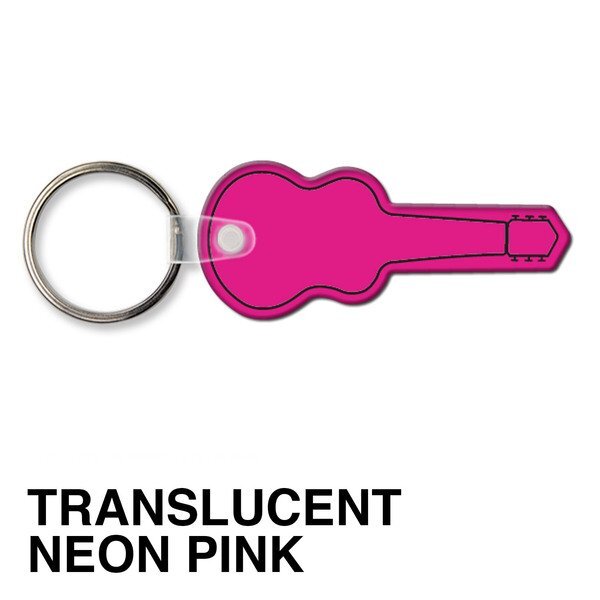 Guitar Soft Vinyl Key Tag