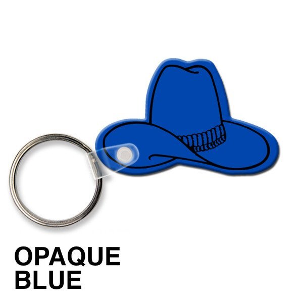 Cowboy Hat Soft Vinyl Key Tag