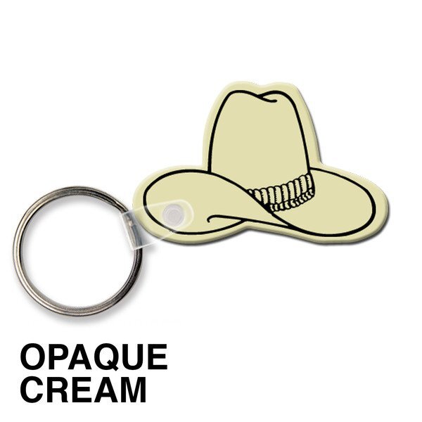 Cowboy Hat Soft Vinyl Key Tag