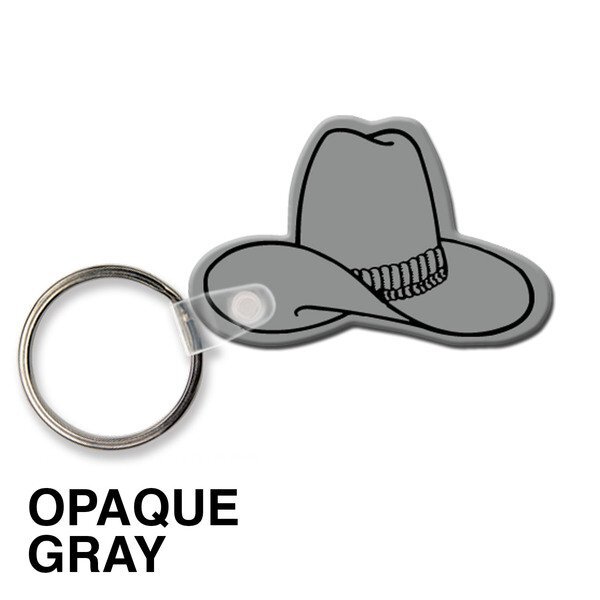 Cowboy Hat Soft Vinyl Key Tag