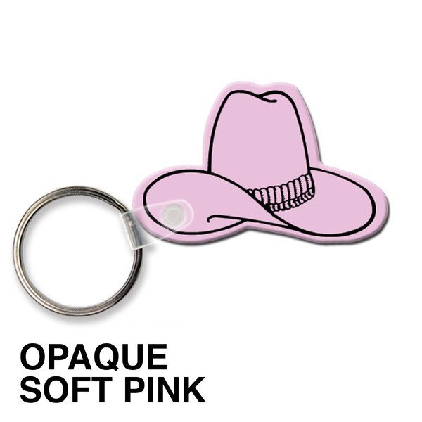 Cowboy Hat Soft Vinyl Key Tag