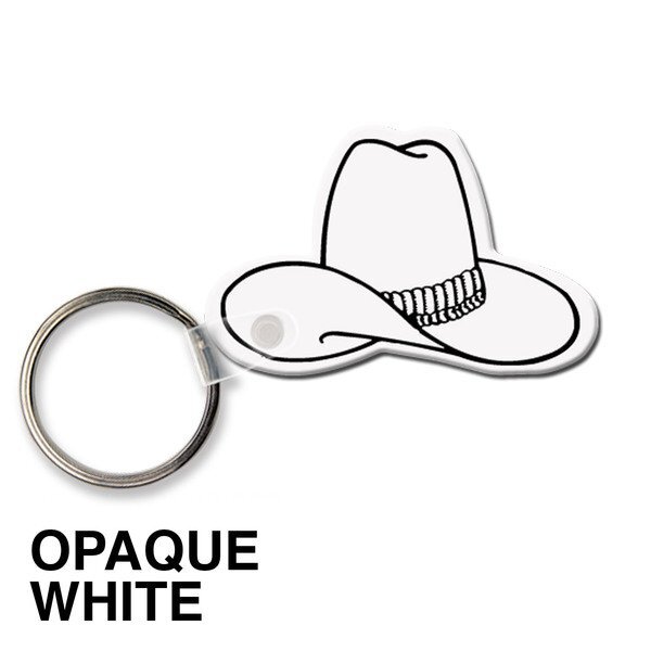 Cowboy Hat Soft Vinyl Key Tag