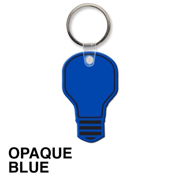 Light Bulb Soft Vinyl Key Tag