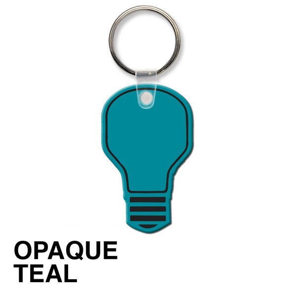 Light Bulb Soft Vinyl Key Tag