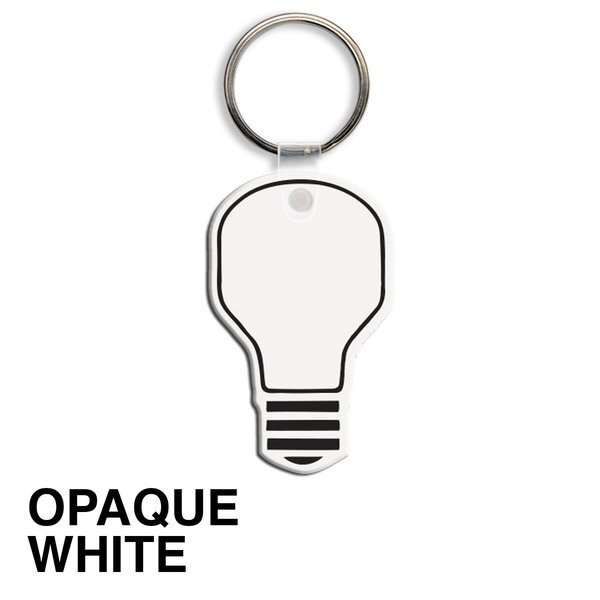 Light Bulb Soft Vinyl Key Tag