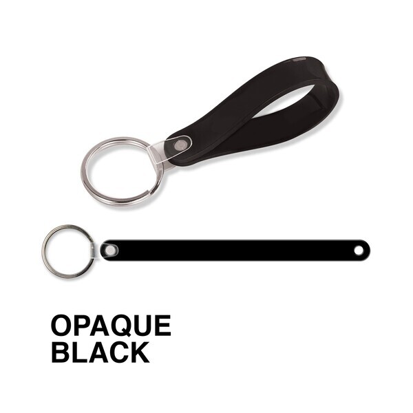 Short Loop Soft Vinyl Key Tag